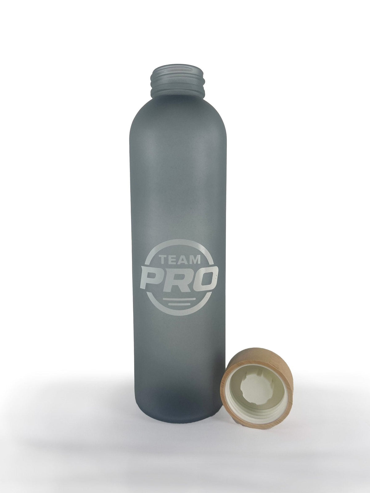 Team PRO Glass Water Bottle
