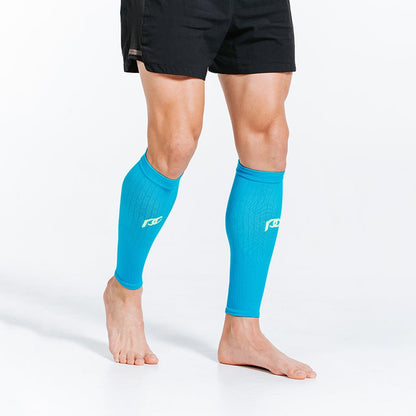Calf Sleeves, Neon Blue
