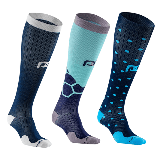 Marathon, Navy Stride | 3-Pair Bundle